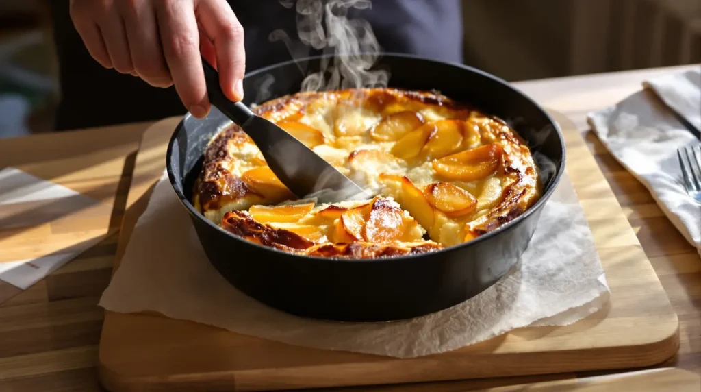 Ce gâteau aux pommes sans four va te sauver (prêt en 10 minutes à la poêle)