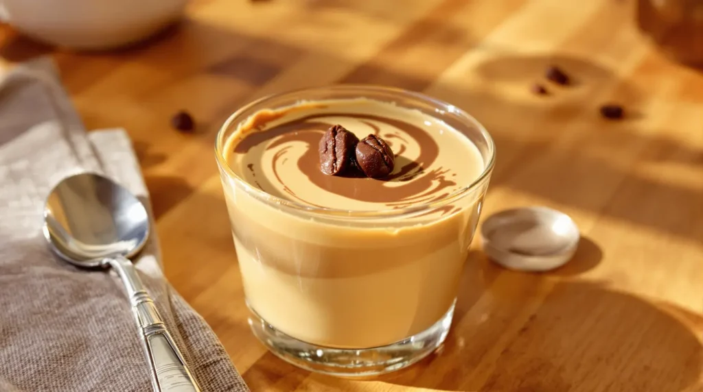 J’ai troqué les flans et mousses du commerce pour cette crème dessert au café maison : onctueuse, sans œufs et ultra simple à réaliser !